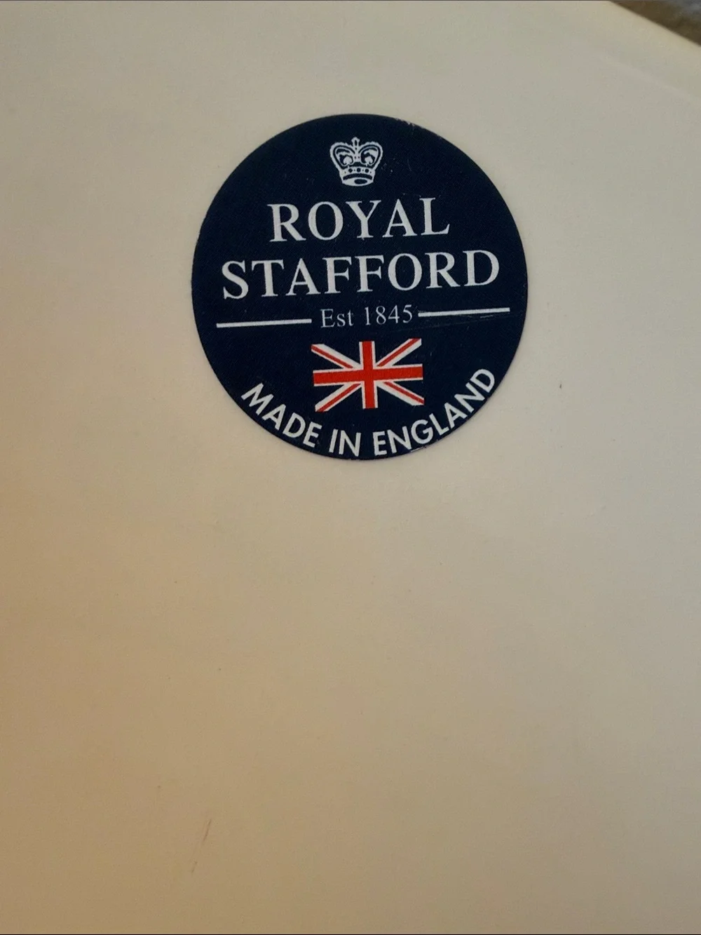 NWOT “Til Death Do Us Part” Large Serving Bowl by Royal Stafford
